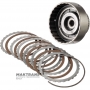 Барабан FORWARD Clutch у зборі FORD 5R55N, 5R55W, 5R55S - 5 фрикційних дисків, 8R2P-7A511-AA, 6L2Z-7A262-BA, 4L2Z-7A360-AA, XW4Z-7B0