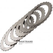Комплект сталевих дисків K2 Clutch VAG DSG6 DQ250 02E - загальна товщина 10.60 мм, 5 фрикційних дисків