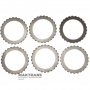 Комплект сталевих дисків K2 Clutch VAG DSG6 DQ250 02E - загальна товщина 10.60 мм, 5 фрикційних дисків
