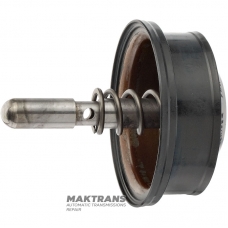 Обрезиненный поршень (б/у) тормозной ленты Overdrive Brake  FORD 5R55N, 5R55S, 5R55W  — нар.Ø 65 мм / 73.25 мм, XW4Z-7D021-KA, 4W4Z-7D021-KA, XW4P-7E221-KC