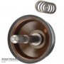 Обрезиненный поршень (б/у) тормозной ленты Overdrive Brake  FORD 5R55N, 5R55S, 5R55W  — нар.Ø 65 мм / 73.25 мм, XW4Z-7D021-KA, 4W4Z-7D021-KA, XW4P-7E221-KC