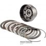Барабан FORWARD Clutch FORD 4R100 - довгі шліци, 4 фрикційні диски, загальна товщина комплекту дисків 27.95 мм