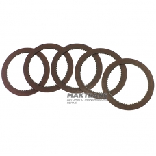 Комплект фрикційних дисків DIRECT Clutch FORD 4R100 - 5 дисків у комплекті (товщина 2 мм, 63 зуби, нар.Ø 162.20 мм)