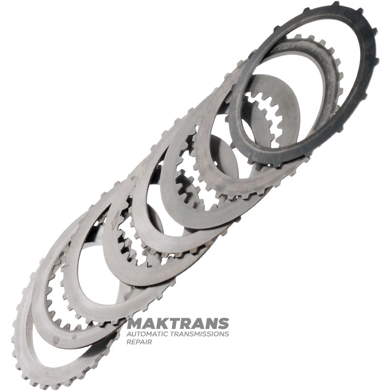 Комплект сталевих та фрикційних дисків K3 Clutch Mercedes-Benz 722.6, 722.9 – 6 односторонніх фрикційних дисків, загальна товщина комплекту 12.80 мм (16 мм)