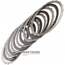 Комлект стальных и фрикционных дисков K3 Clutch AS68RC, AS69RC DODGE RAM 4500/ 5500 — 5 фрикционных дисков, общая толщина комплекта 30.40 мм