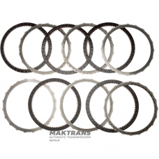 Комлект стальных и фрикционных дисков K3 Clutch AS68RC, AS69RC DODGE RAM 4500/ 5500 — 5 фрикционных дисков, общая толщина комплекта 30.40 мм