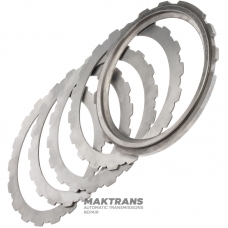 Комплект сталевих дисків Intermediate Clutch / FORD AOD, AODE, AODE-W, 4R70W, 4R75E, 4R75W - б/в, шліфовані, з відновленим крокренем, XL3Z-7B442-AA, F7LZ-7B442-AA