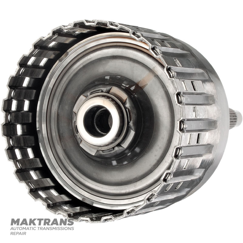 Входной вал, барабан E Clutch FORD 6R60, 6R75, 6R80 — общая высота 312 мм, 71 зуб (нар.Ø 136.05 мм), 6 фрикционных дисков, 9L2B-7L668-AA
