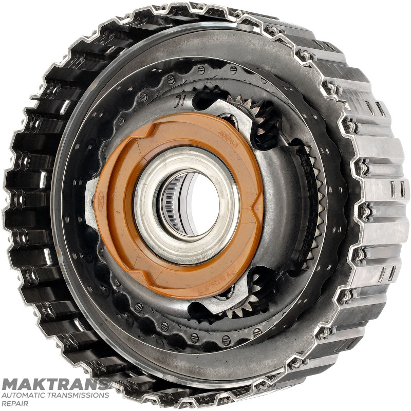 Барабан A Clutch, передняя планетарная передача FORD 6R60, 6R75, 6R80 — 3 сателлита (16 зубьев на сателлите) , A Clutch 4 фрикционных диска