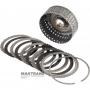 Барабан K3 Clutch (у зборі) AW TF-60SN 09M, 09K, 09G - 4 фрикційні диски, ступінь 8 мм (сторона масляного насоса)