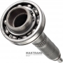 Main shaft раздаточной коробки с шариковым подшипником BMW ATC400 — общая длина 276 мм, длина носика 28 мм, количество шлицев 43 external / 43 internal