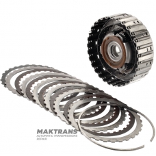 Барабан A Clutch, передня планетарна передача FORD 6R60, 6R75, 6R80 - 3 сателіти (16 зубів на сателіті), A Clutch 5 фрикційних дисків