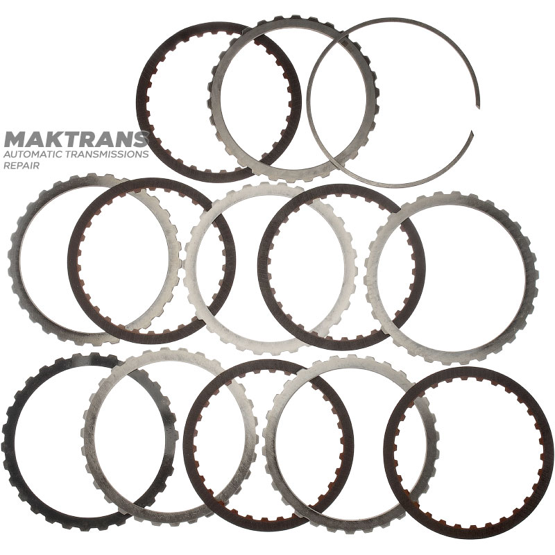 Барабан A Clutch, передня планетарна передача FORD 6R60, 6R75, 6R80 - 3 сателіти (16 зубів на сателіті), A Clutch 5 фрикційних дисків