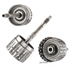 Входной вал, барабан E Clutch (пустой, без дисков) FORD 6R60, 6R75, 6R80 — общая высота 312 мм, 71 зуб (нар.Ø 136.05 мм), под 6 фрикционных дисков, 9L2B-7L668-AA
