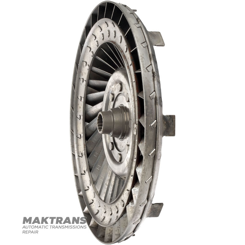 Колесо турбинное гидротрансформатора FORD 4F27E / MAZDA FN4A-EL — нар.Ø 239.45 мм, 16 шлицев, маркировка лопастей 6F16, 1-1