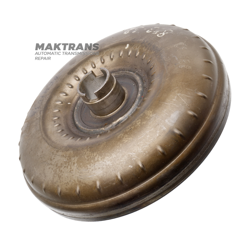 Колесо насосное гидротрансформатора Nissan RE4R03A / JATCO JR403E — нар.Ø корпуса 253.30 мм, нар.Ø шейки 38.85 мм / 41.90 мм, маркировка гидротрансформатора KM
