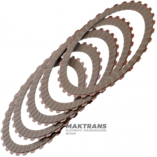 Комплект фрикційних дисків C/E Clutch ZF 8HP50, 8HP55A, 8HP65A, 8HP70, 8HP75 - товщина 2.25 мм, вн.Ø 135.75 мм, 32 зубів