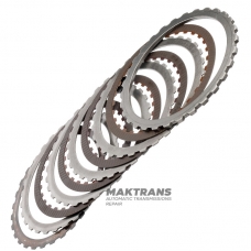 Комплект сталевих та фрикційних дисків FORD Low / Reverse Brake 6R60, 6R75, 6R80 - 4 фрикційні диски (загальна товщина комплекту 20.45 мм)