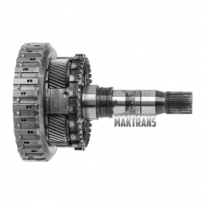 Планетарна передача No.4, барабан D Clutch (4 фрик. диски), вихідний вал (4WD) ZF 8HP70, 8HP75 - 1087242136, 1087142090, загальна висота 256 мм, 43 шлица (нар.Ø шлице