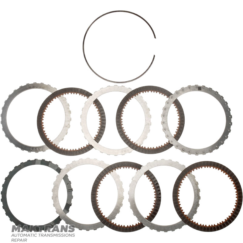 Планетарная передача No.4, барабан D Clutch (4 фрик. диска), выходной вал (4WD) ZF 8HP70, 8HP75 — 1087242219, общая высота 290 мм, 43 шлица (нар.Ø шлицевой 34.75 мм), 4 сателлита (37 зубьев)