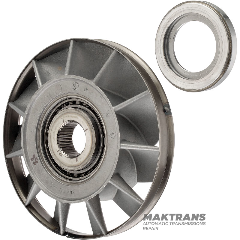 Колесо реакторное гидротрансформатора ZF 6HP26 — маркировка 0711322097, снят с гидротрнасформатора 20433322512, 000795, Z73