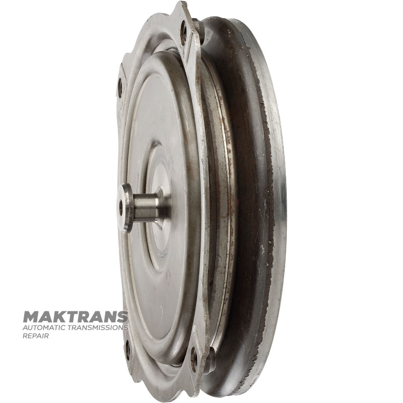 Передняя крышка гидротрансформатора JATCO JF506E, NISSAN RE5F01A — высота пилота 29 мм, (нар.Ø 34.90 мм), 4 крепежных отверстия, 4168025549, 001256, F77