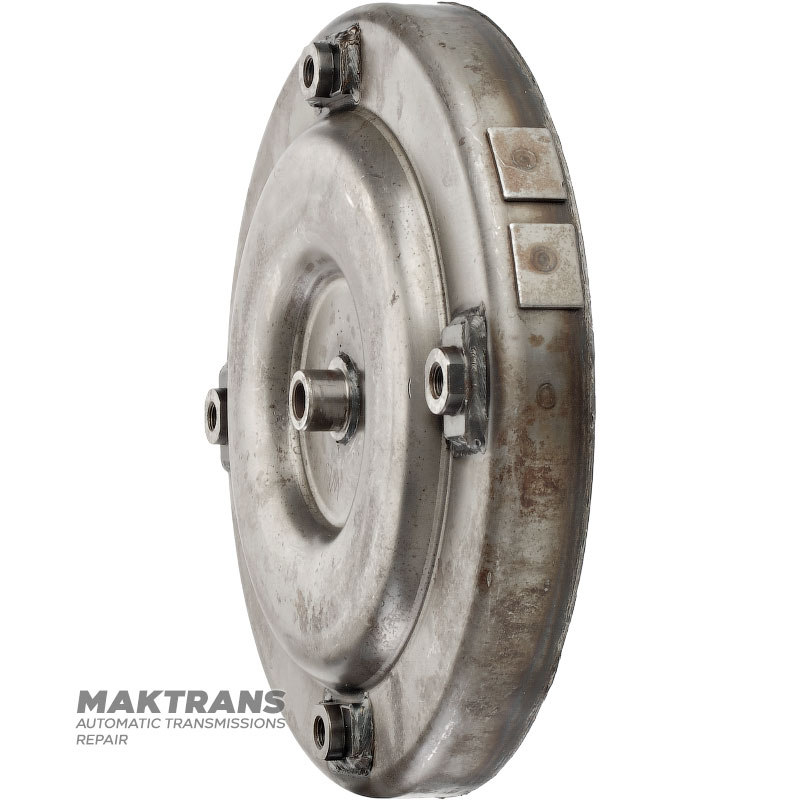 Передняя крышка гидротрансформатора NISSAN RE4R03A / JATCO JR403E — маркировка WB, нар.Ø 257.40 мм, 4 крепежных отверстия