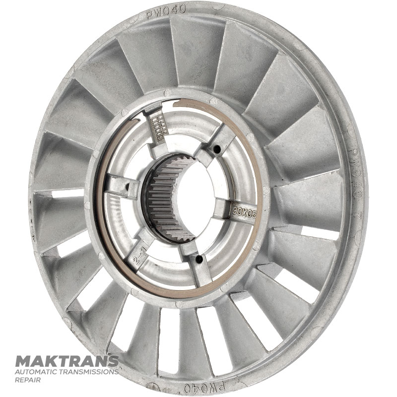Колесо реакторне гідротрансформатора JR507E, RE5R05A — маркування 90X05 (PW040), нар.Ø 174.55 мм, 36 шліців