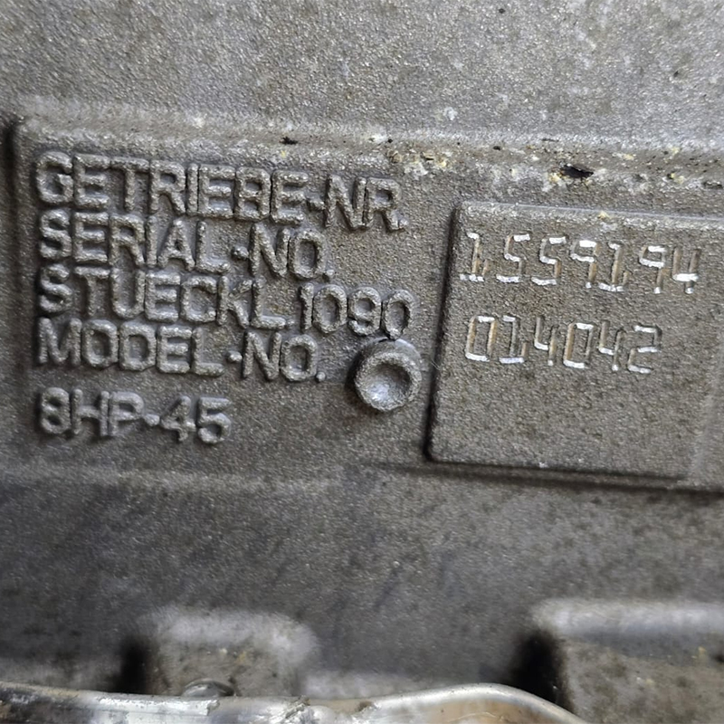 Автоматична трансмісія в зборі (з гідротрансформатором) ZF 8HP45 (2WD) — маркіровка WVJ, 1090016093, 1090014042, 24007640094 (Bmw 1-Series, F21 N13B16A)