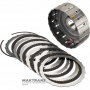 Барабан K2 Clutch NISSAN RE6R01A / AISIN WARNER A466ND — общая высота барабана 101 мм, 5 фрикционных дисков (высота от поршня до стопора 30 мм)