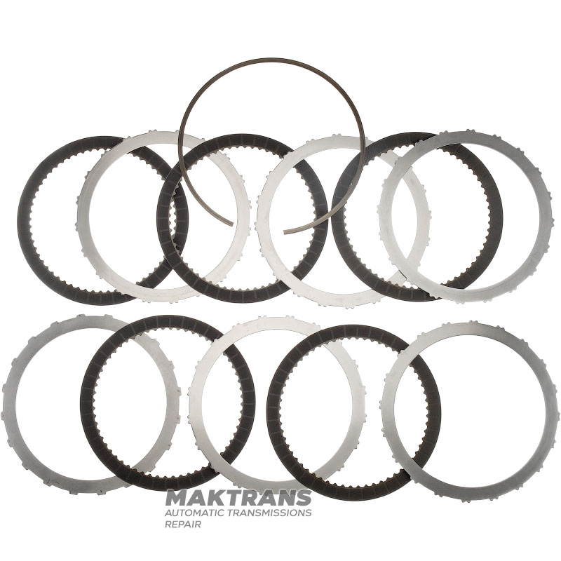 Барабан K2 Clutch NISSAN RE6R01A / AISIN WARNER A466ND — общая высота барабана 101 мм, 5 фрикционных дисков (высота от поршня до стопора 30 мм)