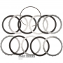 Барабан K2 Clutch NISSAN RE6R01A / AISIN WARNER A466ND — общая высота барабана 101 мм, 5 фрикционных дисков (высота от поршня до стопора 30 мм)