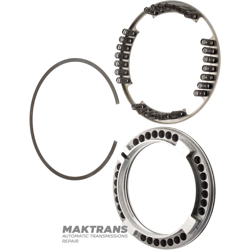 Поршень с возвратной пружиной B1 Brake NISSAN RE6R01A / AISIN WARNER A466ND — общая высота поршня 33.70 мм, нар.Ø 202.30 мм, вн.Ø 152.45 мм