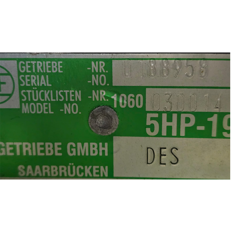 Корпус трансмиссии (в сборе с дифференциалом) ZF 5HP19FL — код трансмиссии DES, 1060030014