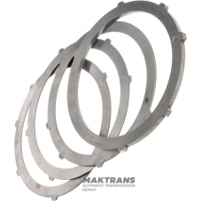 Комплект стальных дисков Overdrive Clutch FORD 4R100 — диск опорный (толшина 8.15 мм, 1 шт), диск стальной (толщина 2.05 мм, 3 шт)