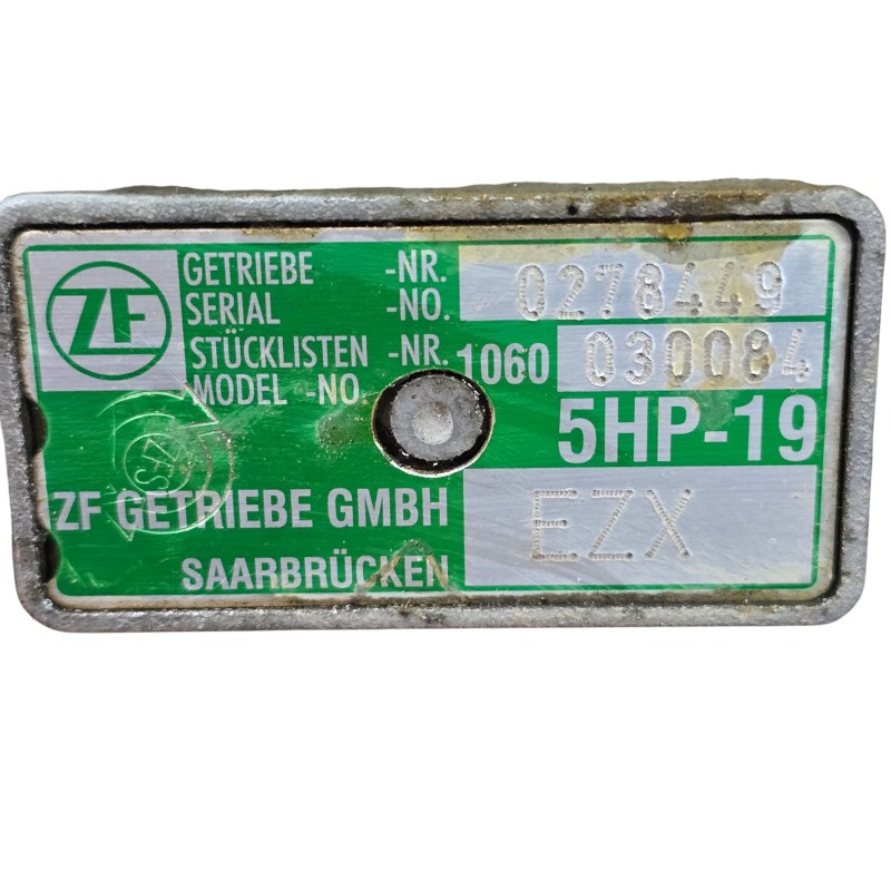 Автоматическая трансмиссия в сборе (б/у, непроверенная) ZF 5HP19 — код трнасмиссии EZX, 1060030084