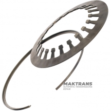 Возвратная пружина поршня K3 Clutch Mercedes-Benz 722.6 — A1409945235, A1409931126, (нар.Ø 125.60 мм, толщина 1.40 мм, 10 зубьев)