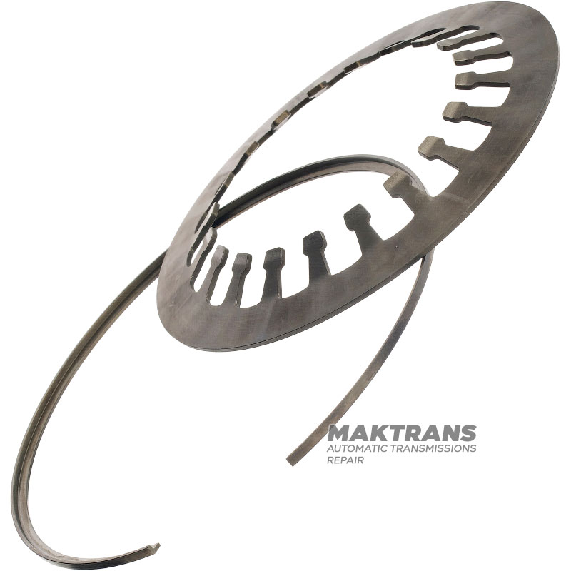 Поворотна пружина поршня K3 Clutch Mercedes-Benz 722.6 - A1409945235, A1409931126, (нар.Ø 125.60 мм, товщина 1.40 мм, 10 зубів)