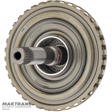 Входной вал, барабан Overdrive Clutch VAG 09H, AQ451 (8 speed transmission) — общая длина вала 142 мм, 23 шлица (нар.Ø 23.40 мм), 5 фрикционных дисков