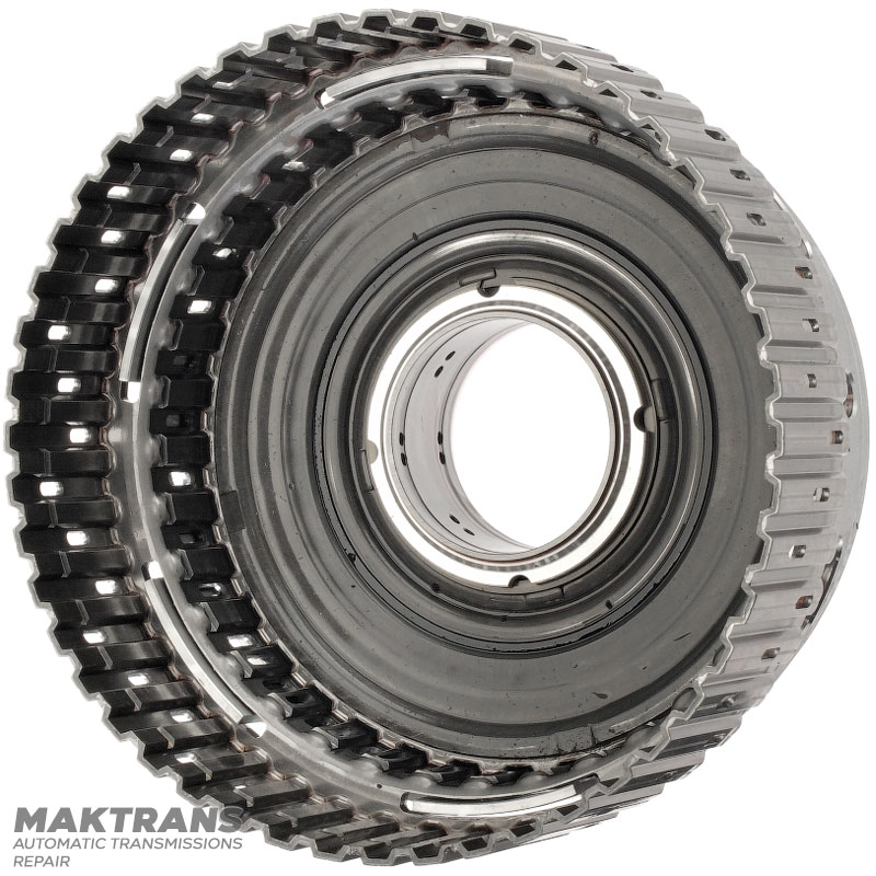 Барабан 3-7-R / 4-6 Clutch VAG 09H, AQ451 (8 speed transmission) — 3-7-R Clutch (4 фрик. диска), 4-6 Clutch (8 односторонних фрик. дисков)