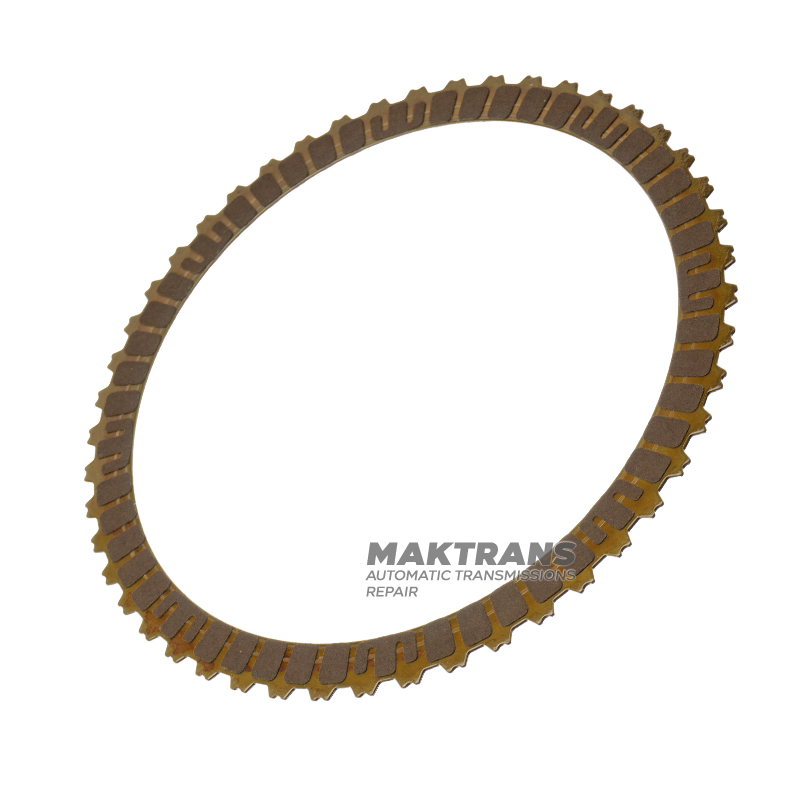 Диск фрикционный (односторонний) Overdrive Clutch VAG 09H, AQ451 — толщина 1.75 мм, вн.Ø 127.85 мм, 48 зубьев