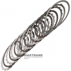 Комплект сталевих та фрикційних дисків B1 Reverse Brake RE5R05A 3166295X00 – 7 фрикційних дисків (40 зубів), загальна товщина комплекту 31.60 мм, товщина сталь. диска 2 мм