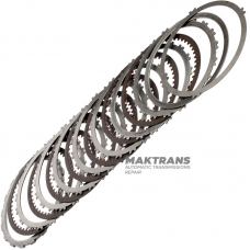 Комплект сталевих та фрикційних дисків B1 Reverse Brake RE5R05A 3166295X00 – 7 фрикційних дисків (50 зубів), загальна товщина комплекту 32.20 мм, товщина сталь. диска 2 мм