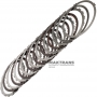 Комплект сталевих та фрикційних дисків B1 Reverse Brake RE5R05A 3166295X00 – 7 фрикційних дисків (50 зубів), загальна товщина комплекту 32.20 мм, товщина сталь. диска 2 мм