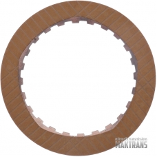 Диск фрикційний REVERSE INPUT ZF CFT-25 VT1 Mini Cooper VT2 Great Wall 02-09 — товщина 2.65 мм, нар.Ø 168 мм, 24 зуби