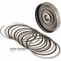 Барабан Underdrive Clutch VAG 09H, AQ451 (8 speed transmission) —45450T87800, 45454T87800, 5 фрикционных дисков