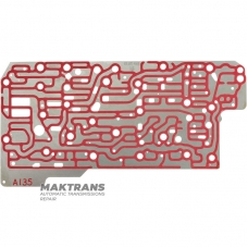 Сепараторная пластина гидроблока (алюминиевая) ZF 9HP48, 948TE — маркировка A135 / B135, для start-stop, E-Shift, 0501227135
