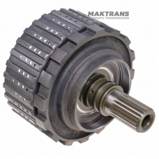 Выходной вал, барабан C4 Clutch TOYOTA / LEXUS AJA0E, AJA0F — 5 фрикционных дисков, длина вала 104 мм, 22 шлица (нар.Ø 38 мм)