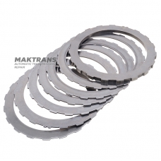 Комплект сталевих дисків FORWARD Clutch FORD 4R44E, 4R55E, 5R44E, 5R55E, A4LD - 6 сталевих дисків (товщина 1.65 мм, вн.Ø 96.40 мм, 19 зубів), 1 опорний диск (товщина 9.0.0). зубів)