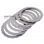 Комплект сталевих дисків FORWARD Clutch FORD 4R44E, 4R55E, 5R44E, 5R55E, A4LD - 6 сталевих дисків (товщина 1.65 мм, вн.Ø 96.40 мм, 19 зубів), 1 опорний диск (товщина 9.0.0). зубів)